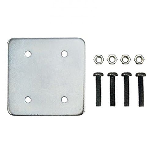 iBOLT 4 Hole AMPS Pattern Metal Backing Plate with Screws- Great for All AMPS Pattern Drill Base mounts