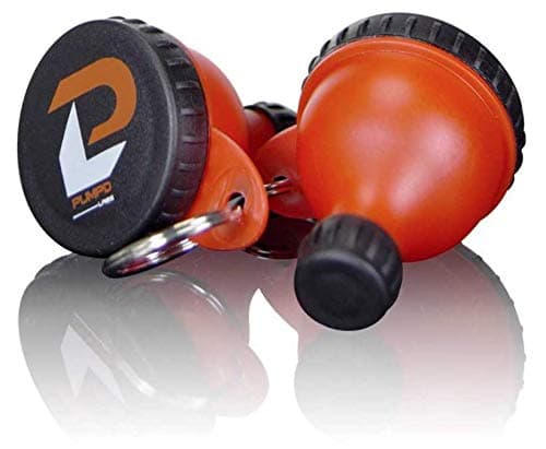PUMPD Labs Fill 'N Go Supplement Funnel - (2 Pack) - Easy to use - Easy to Clean - Dishwasher Safe - Small - Convenient - Portable - Comes with a Keyring to Attach to Your Gym Bag or Keychain