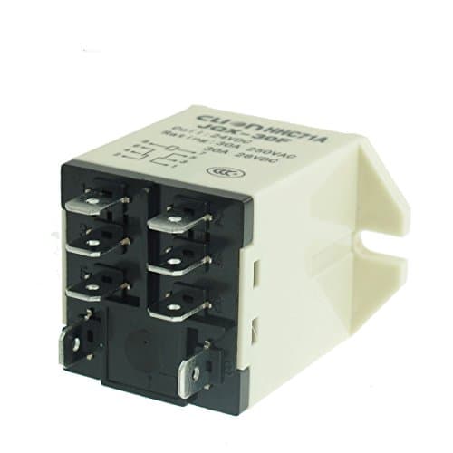 Smart Meter JQX-30F 2Z Snap In Type DPDT General Power Relay 8 Pin DC 24V 30A