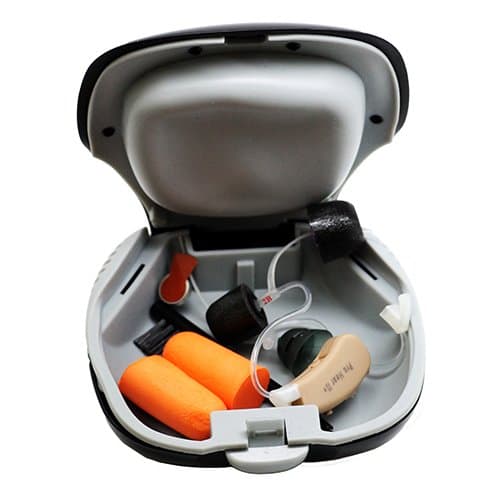 Pro Ears - Pro Hear - Pro Hear II+ - Behind the Ear (BTE) - PH2PBTETAN Digital Hearing Device, Hearing Protection and Noise Amplification, Discreet Aid for Hearing, Hearing Amplifier, Tan