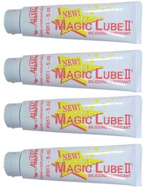 Magic Lube 4 Pack - Aladdin II 5 oz. Silicone Lubricant Sealant 651