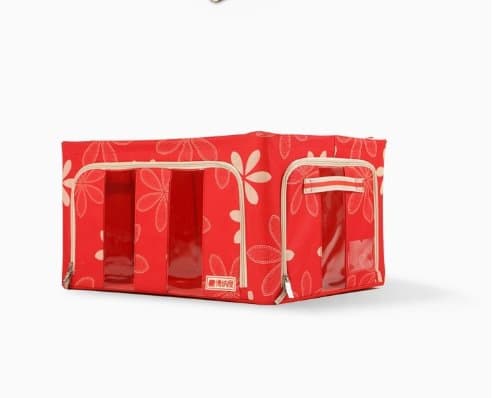 Baby Practical Foldable Nursery Storage Box Organizer Containers K1540 (red)