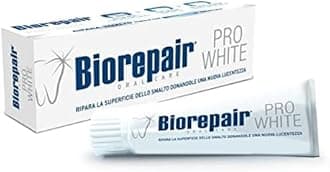 Biorepair Pro White Whitening Toothpaste with microRepair 2.5 fl.oz 75ml,Pack of 4