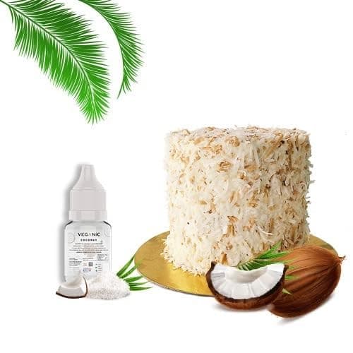 Veganic Coconut Flavour Essence For Cake Baking Extract for Baking Cakes Whipped Cream Pastries Desserts & Beverages Chocolate Oils Food Essence (100 ML)