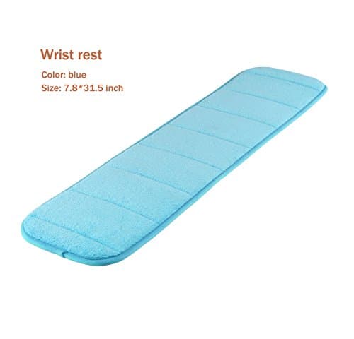 SOLARBUIZ Computer Wrist Rest Arm Pad Keyboard Wrist Elbow Support Mat for Office Desktop Working & Gaming Brings More Comfort & Less Strain(7.9 Wide x 31.5 inch Long) (Gray)