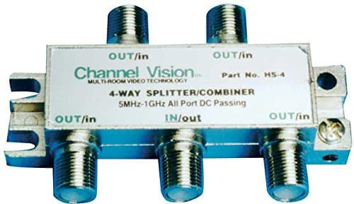 Channel Vision Splitter/Combiner, 1GHz, DC, 4-Way