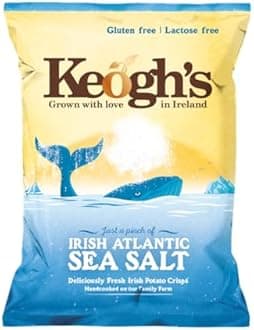 Keogh's Irish Atlantic Sea Salt Crisps (6x125g)