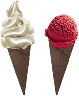 AussieBlends Waffle Ice Cream Cones Bulk For Soft Serve, Gelato, and Scooped ...