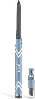 Prime Prometics PrimeEyes Glide Eyeliner for Mature Women – Waterproof, Long-Stay and Mess-Proof – Gel Cream Texture, Discreet Sharpener and Effective Smudger (Smoky)