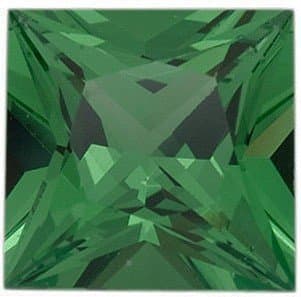 Princess Shape Tsavorite Green Garnet Grade AAA, 2.25 mm, 0.07 carats
