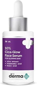 The Derma Co 10% Cica Glow Face Serum with Tranexamic Acid & Kojic Acid for Glowing Skin - 30ml