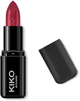 KikoMILANO - Smart Fusion Lipstick Rich and Nourishing Lipstick with a Bright Finish | Long Lasting Lipstick|Grape 428 | Cruelty Free | Professional Makeup Lipstick | Made in Italy