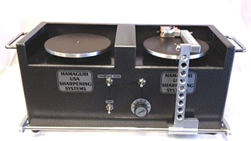 The Advanced Hamaguri Convex Shear Sharpener-Double Head Machine with New Arm System