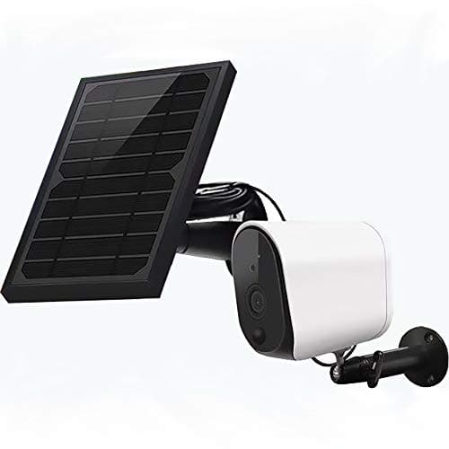 CTVISON Outdoor Wireless Rechargeable Solar Powered Security Camera System,1080p HD 2-Way Audio Night Vision with PIR Motion Sensor SD Card Slot and Cloud Service,Compatible with Alexa