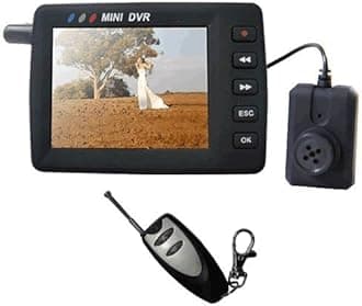 Angel Eye Mini DVR 2.5" TFT High Definition Pinhole Button Camera w/ motion dectector Cam