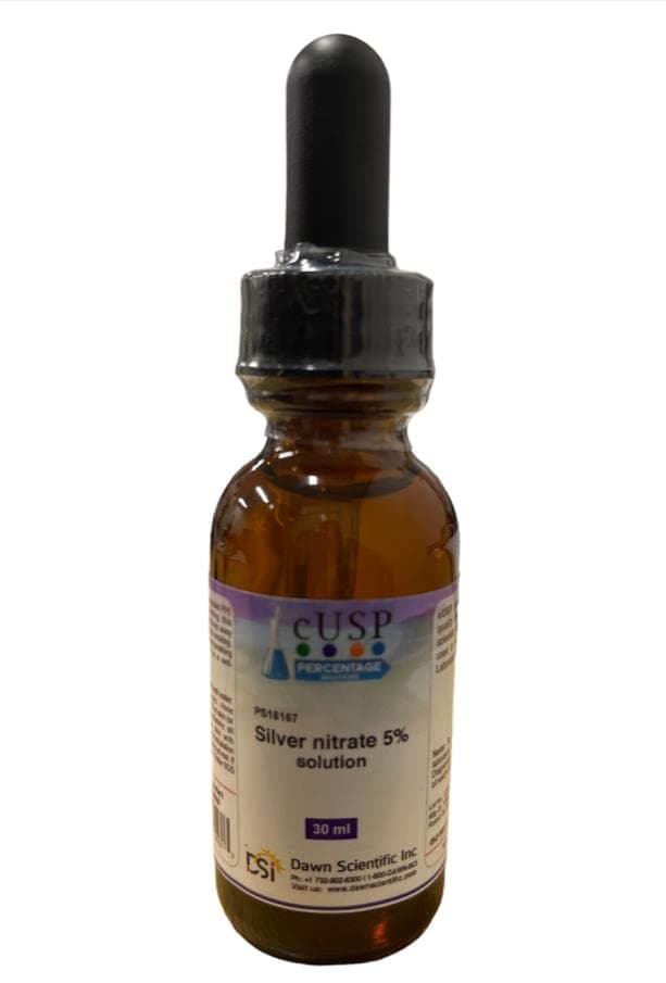 Silver Nitrate Solution 5% / 30 mL/Ship Fast