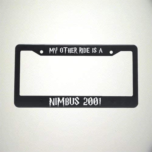 Nimbus 2001 License Plate Holder
