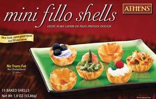 Mini Fillo Shell, 1.9 Ounce -- 12 per case.