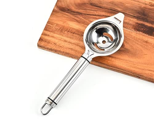 Egg Separator Stainless Steel - Egg Yolk White Separator Kitchen Gadgets Baking Tools Yolk Remover Egg Divider Yoke Separators Egg Filter