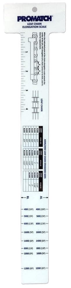Forklift Chain Wear Gauge