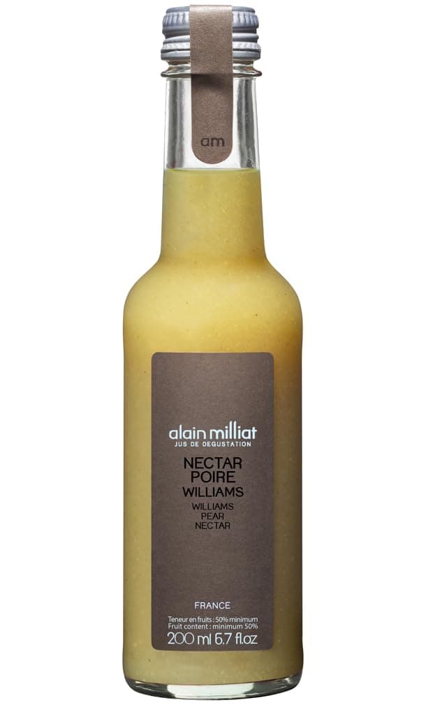 Alain Milliat Williams Pear Nectar, 6.8 Fl Oz (One 200ml Glass Bottle)