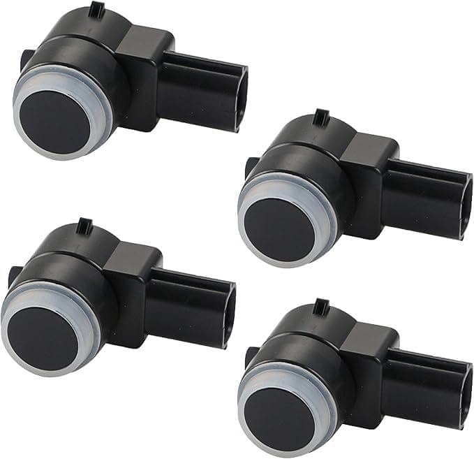 PDC Sensor Park Assist Reverse Backup Object Sensor w/Clear O-ring Fits Rear Bumper On Select 2006-2017 GM Vehicles Replaces OEM 15239247, 25962147 (4)