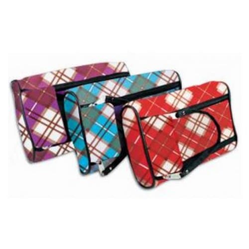 Pencil Pouch, Double Zipper, Strap Pencil Case, 8." X 5." X 2.5" Design & Colors May Vary - PC-510