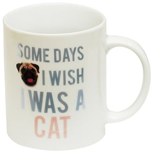Cat Funny Mugs White Ceramic Coffee Mugs Tea Cup, Unique Fun Novelty Holiday Christmas Hanukkah Gift for Men & Women