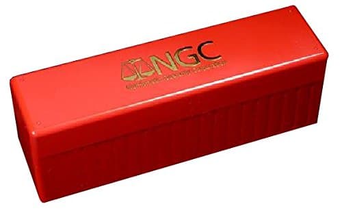 NGC Plastic Storage Box for 20 Slab Coin Holders Red