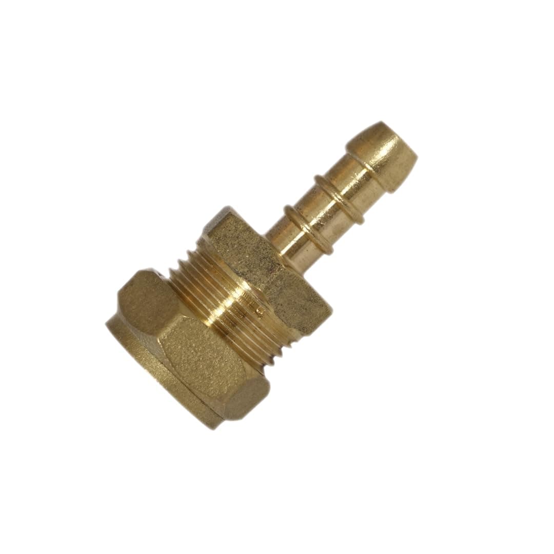 15mm Copper Compression X 8mm Gas Hose Nozzle