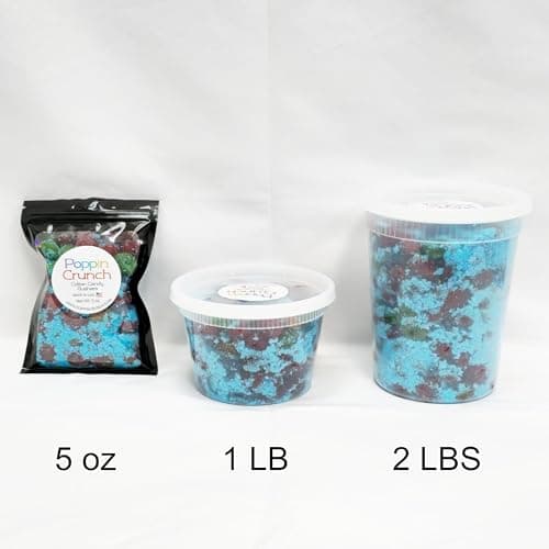 Poppin Crunch Cotton Candy Gushers Candy Snacks 1-2 LBS - Choice of Sweet or Sour Bonbon Candies Corn Sugar