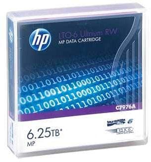 5-Pack HP LTO 6 Ultrium C7976A (2.5/6.25 TB) Data Cartridge