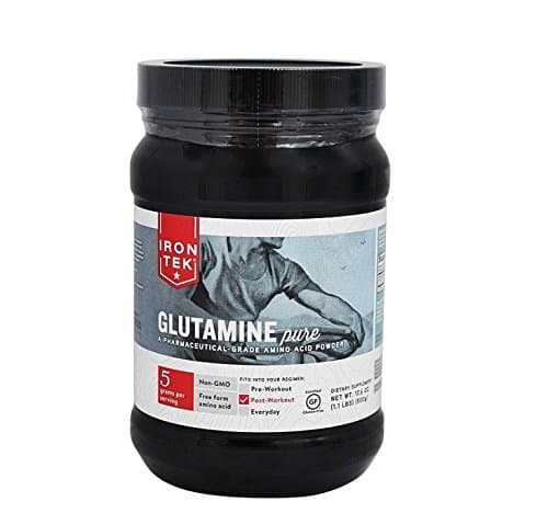Iron Tek Essential Glutamine Powder, 1.1-Pound