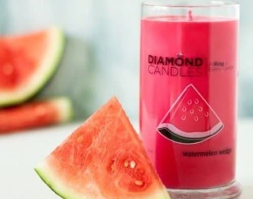 Diamond DC 001 Watermelon Wedge Scent Ring Jar Candle