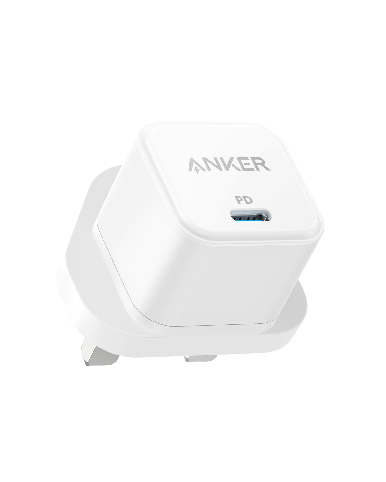 USB C Plug, Anker 20W USB C Charger - Fast Charging PowerPort III Cube Charger, Compatible with iPhone 17/16/16 Plus/16 Pro/16 Pro Max, 15/14/13/12 Series, Galaxy, iPad (Cable Not Included)