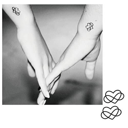 Infinity Heart, Temporary Tattoo, Tattoo, Temporarytattoo