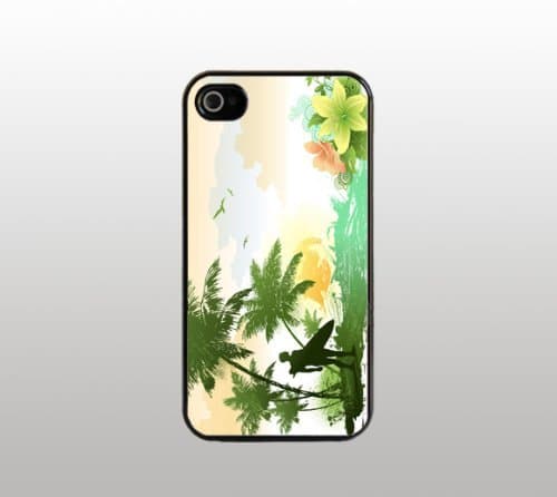 Surfer Paradise - Case for Apple iPhone 4 4s – Black Plastic - Custom Surfing Covers - Surfs Up