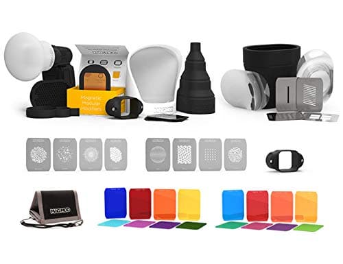 MagMod Mega Kit Magnetic Modifier Mount Elastic Rubber Speedlite Flashgun Photography Lighting Accessories Portable Lightweight Soft Diffused Light (MagMod Mega Kit)