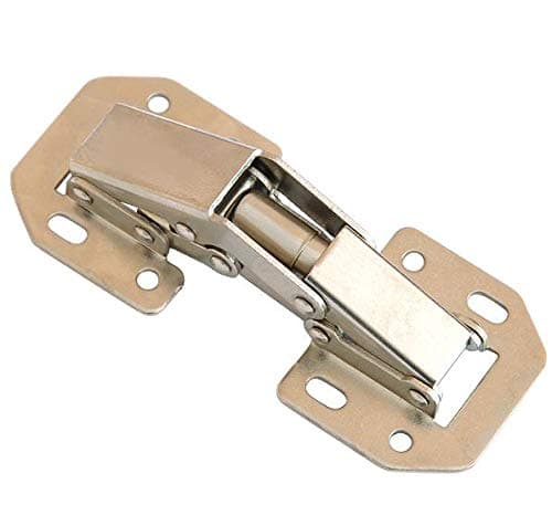 Royal Apex 90 Degree Cabinet Hinge Bridge Shaped Spring Frog Furniture Hinges Full Overlay Kitchen Cupboard Door Hinges 4 Inch (Pack of 4)