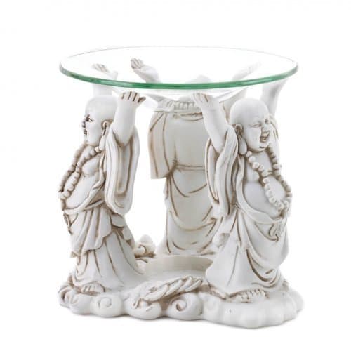 Happy Buddha Oil Warmer, Multi Colour