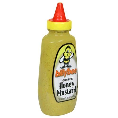 Billy Bee Original Honey Mustard Squeeze Bottle 12oz (Pack of 3)