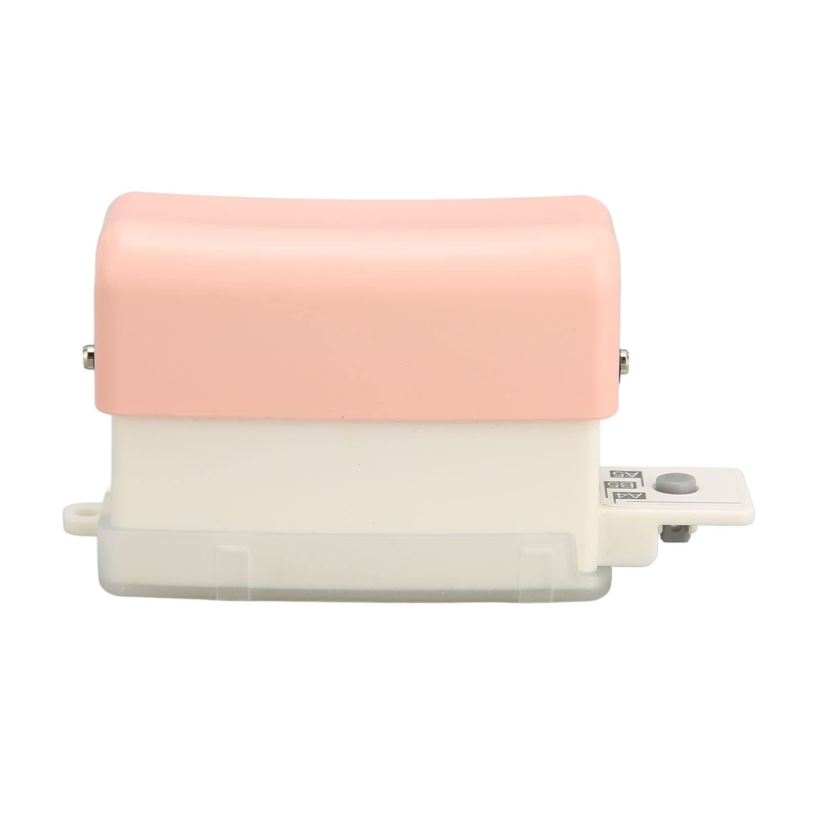 6 Hole Paper Puncher, Loose Binders & Binding Systems Binding Machines Leaf Paper Puncher for A4 A5 B5 Notebook Scrapbook, 2 Sheets Capacity, Hole Diameter: 5.5mm ()