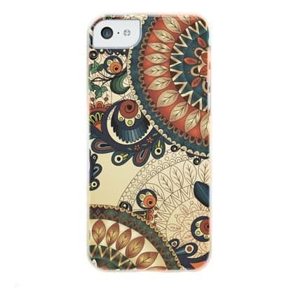 iPhone 5C Case,VX CASE, Heavy Duty Hybrid Hard Case for Apple iPhone 5c - TPU Shell and Best Designs - Protection and Beauty (Boho Chic)
