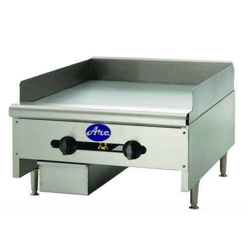 48" Countertop Griddle - 120,000 BTU - 4 Burner Controls