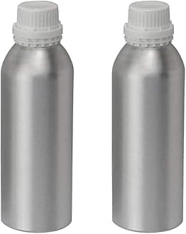 B-LOYAL Multipurpose Anodized Aluminum Empty Bottle | 50 ML (Pack of 4) | Lightweight & Durable Container | Leak-Resistant Screw Cap | For Storage, Travel & Packaging Use