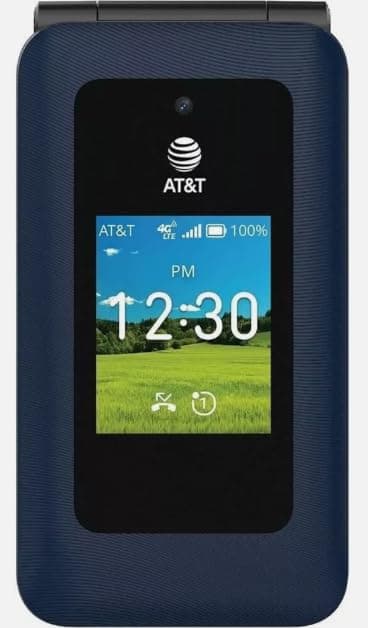AT&T Cingular Flex 2 Smart Flip, 4GB, Unlocked Phone (Classic Navy)