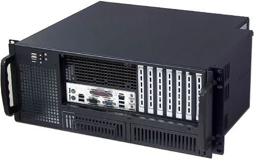 4U (Front Access)(2x5.25+6x3.5 HD)(14" Deep)(ATX/Micro-ATX/Mini ITX) Rackmount Chassis(NO Power Supply, No Rail,No System and Case Only) IPC-E420F
