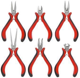 Pittsburgh Professional 6 Piece Mini Pliers Set by HF tools