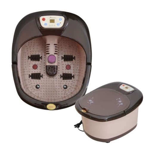 Heated Foot Spa Message Bath Vibration Deluxe Bathing Massager