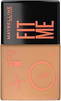 Maybelline New York, Fit Me Fresh Tint SPF 50 with Brightening Vitamin C, 08